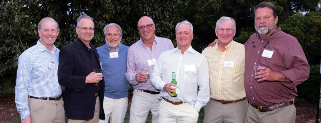 Members of the class of 1981, including Jon Walker, Wyn Jamison, Joe Lucas, Bleecker Seaman,
Rob Jiranek, Tom Spong, and Hense Bennett
